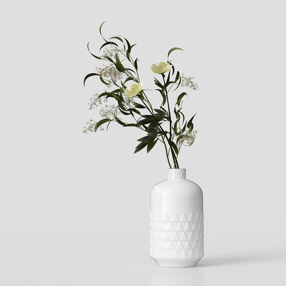 花艺摆件3D模型