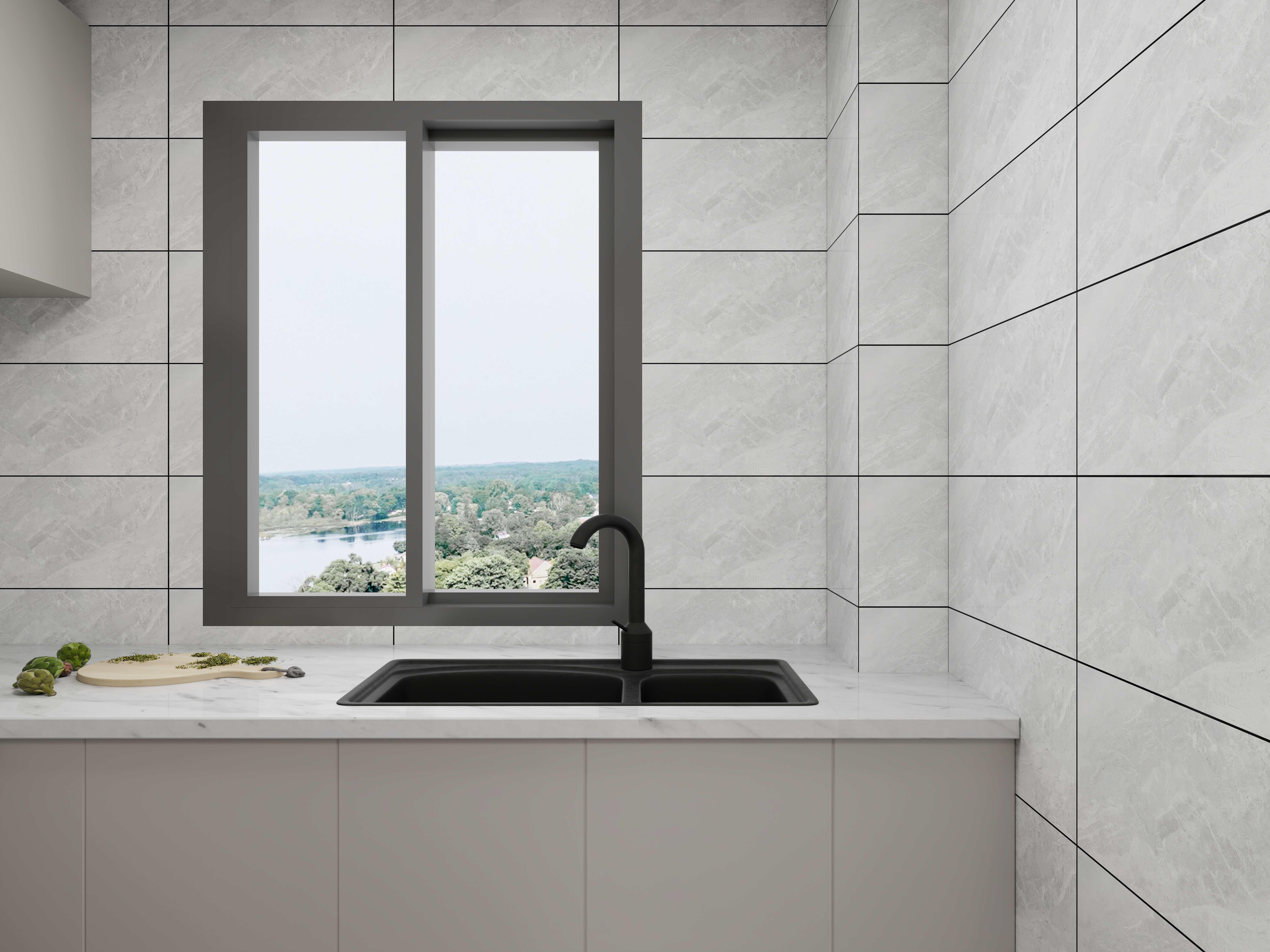 艺雅丽-120平奶油风装修效果图