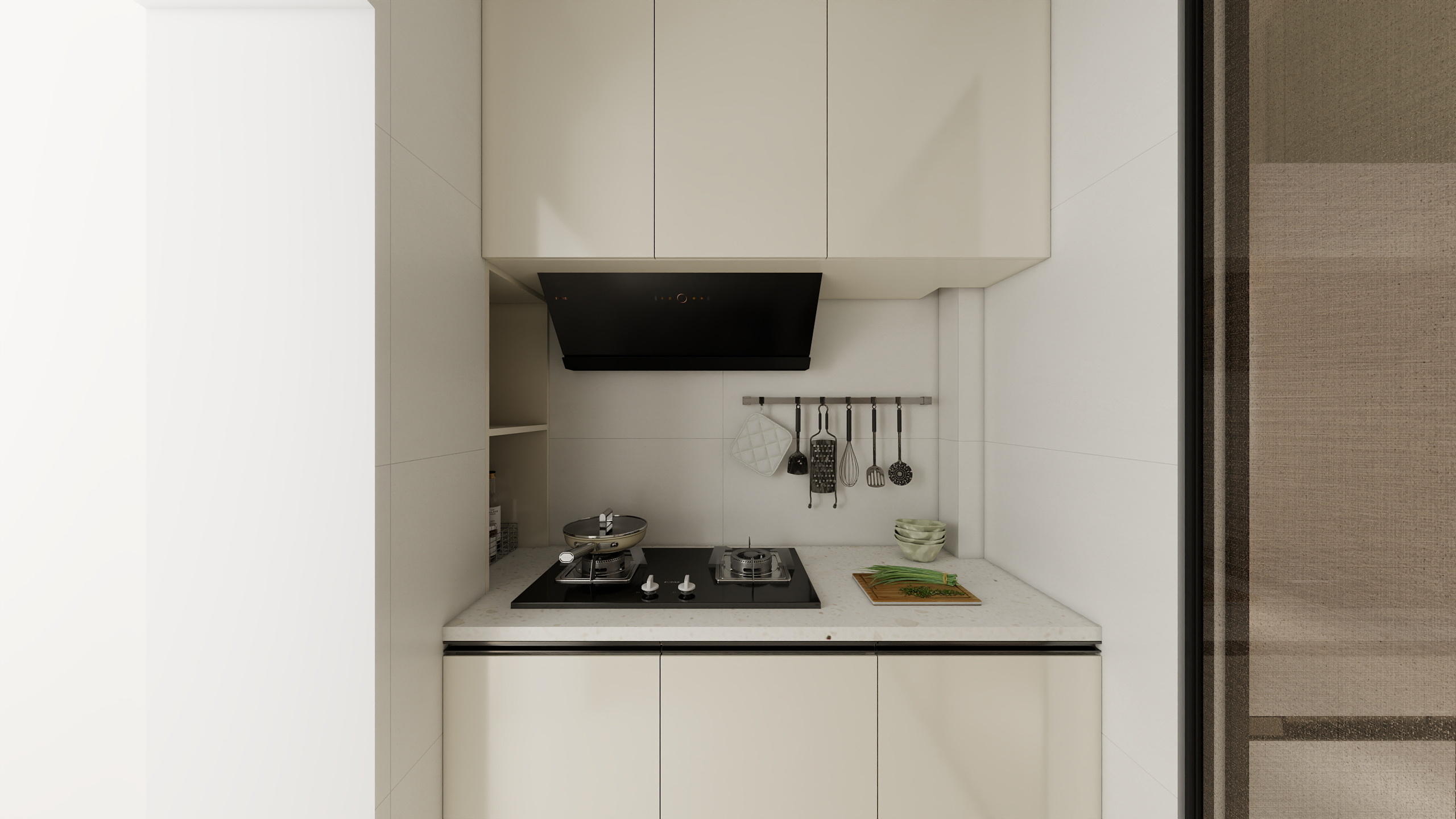 小影爱设计-开城里65㎡1室-装修设计方案