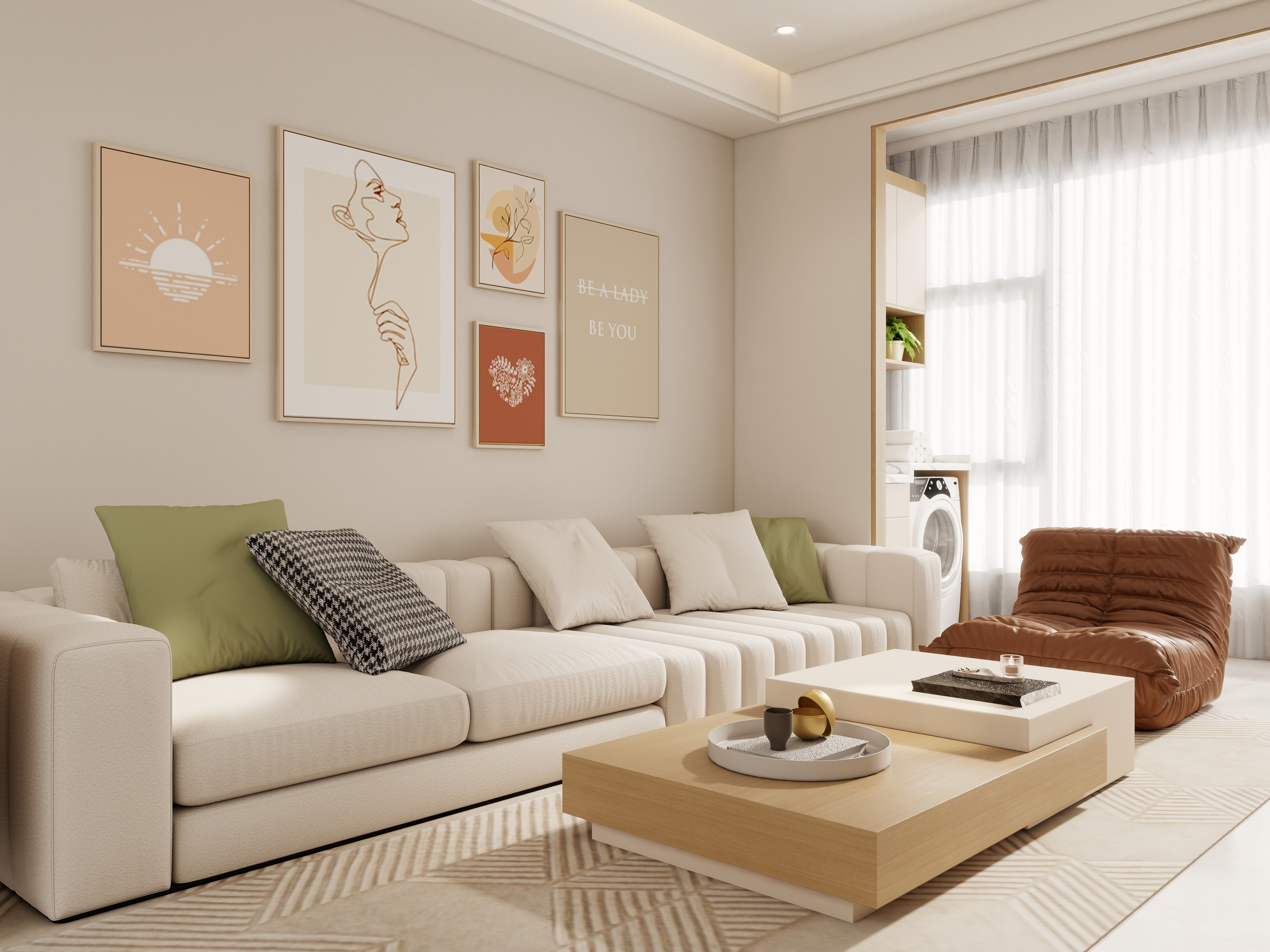 壹诺设计工作室-原木风装修效果图