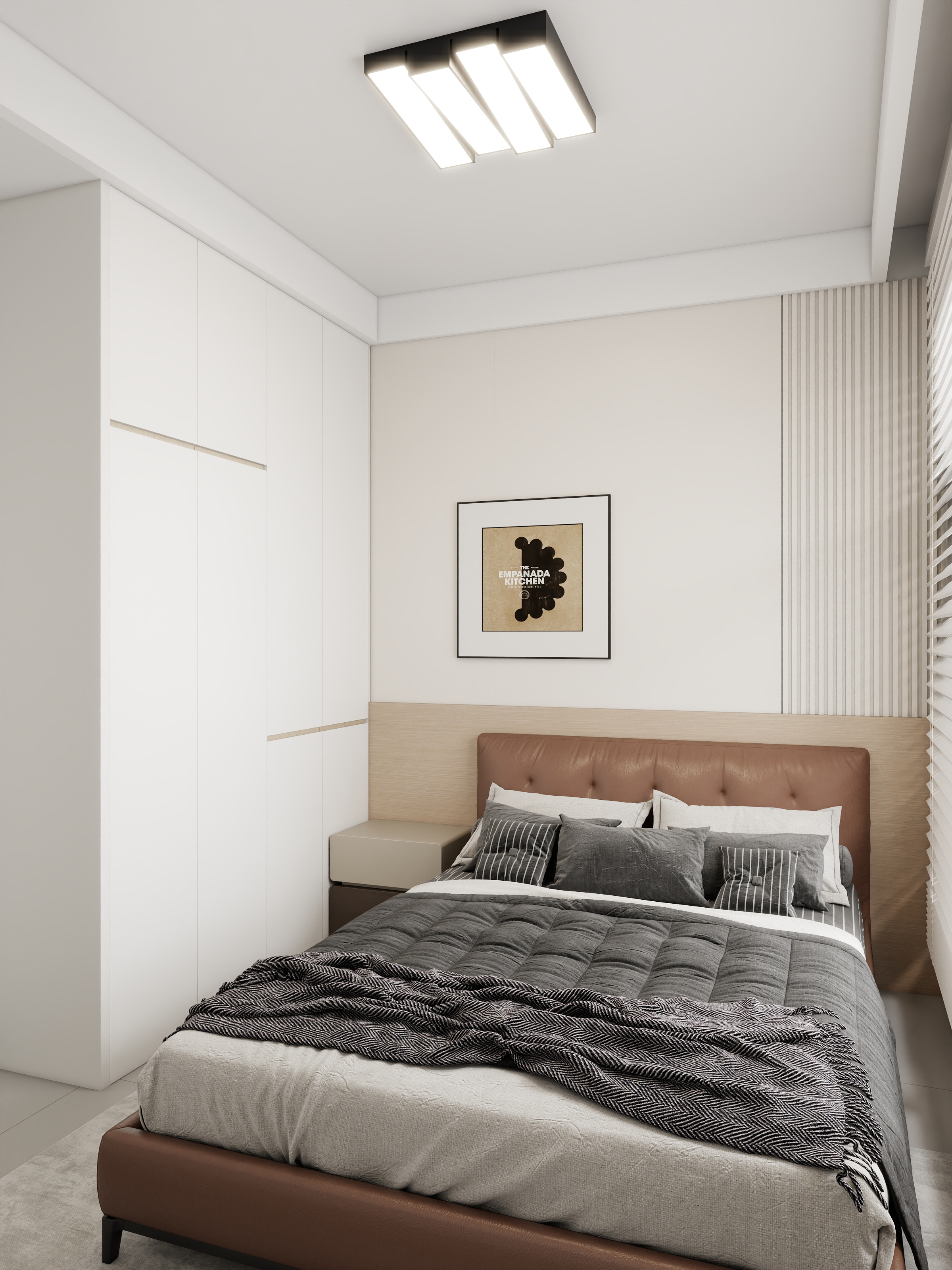 效果图设计II-意式风格157 四室装修效果图