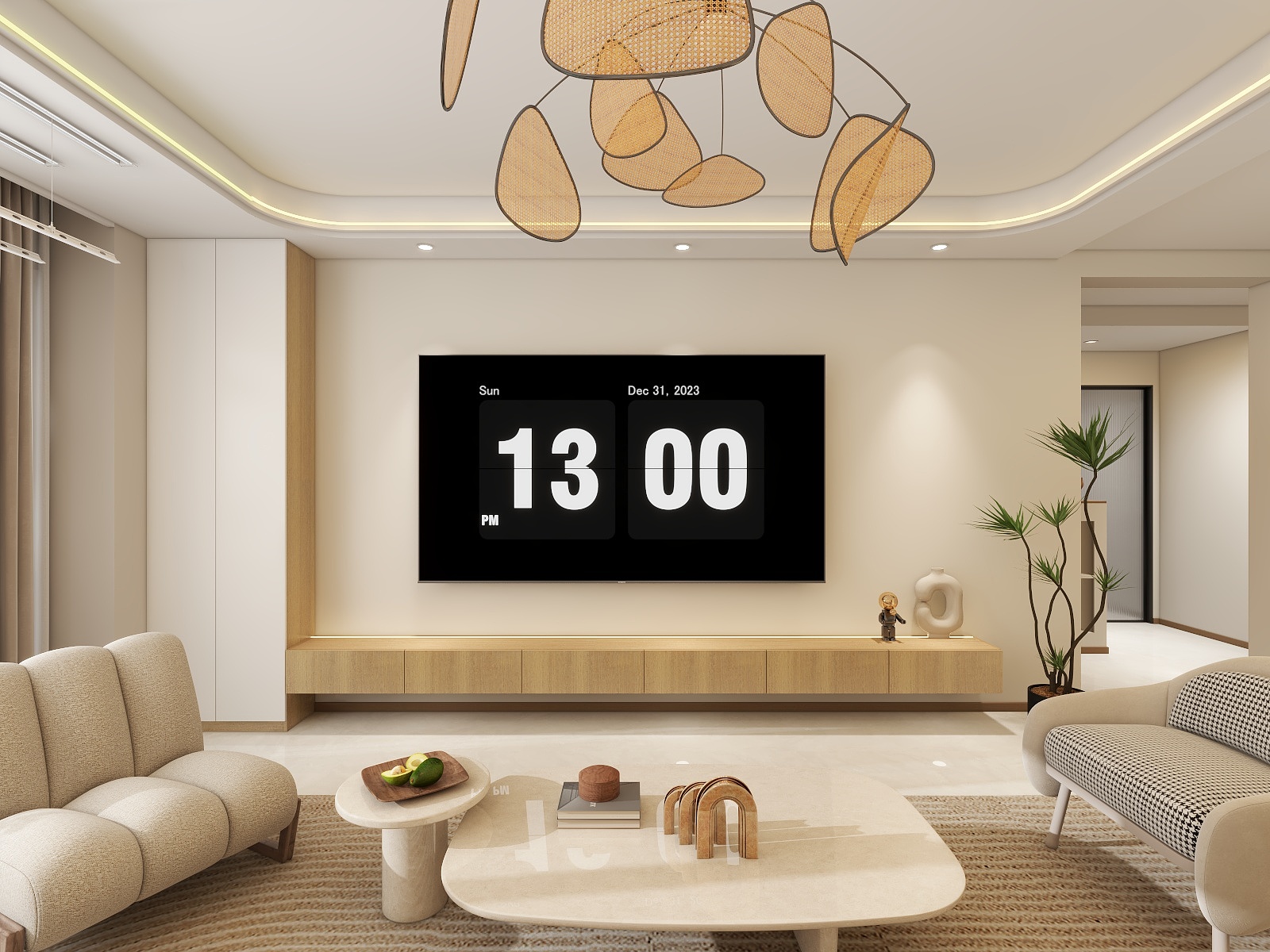 宋雯霞-101㎡3室-装修设计方案