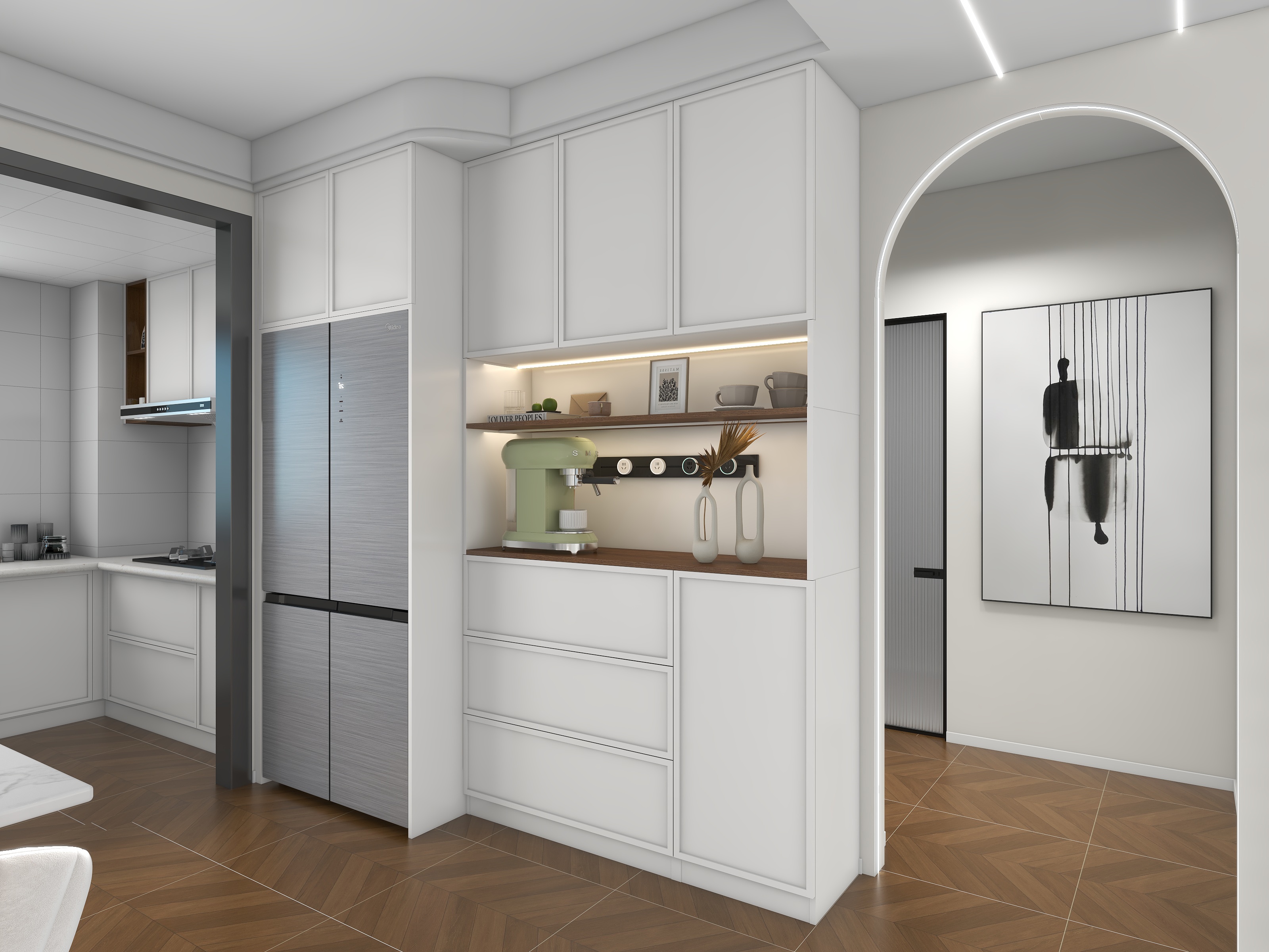 杨灰灰123-北岸悦璋7-1-601奶油中古风-装修设计方案