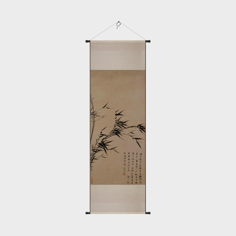 新中式卷轴画