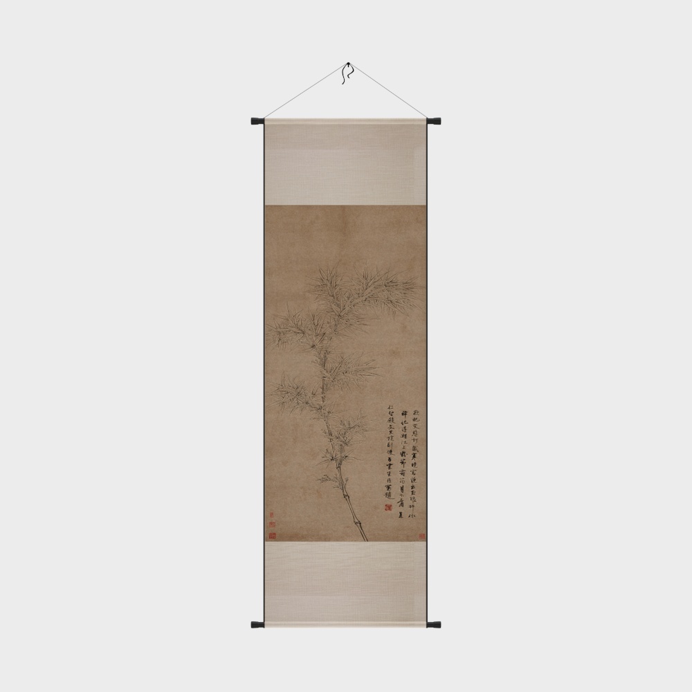 新中式卷轴画