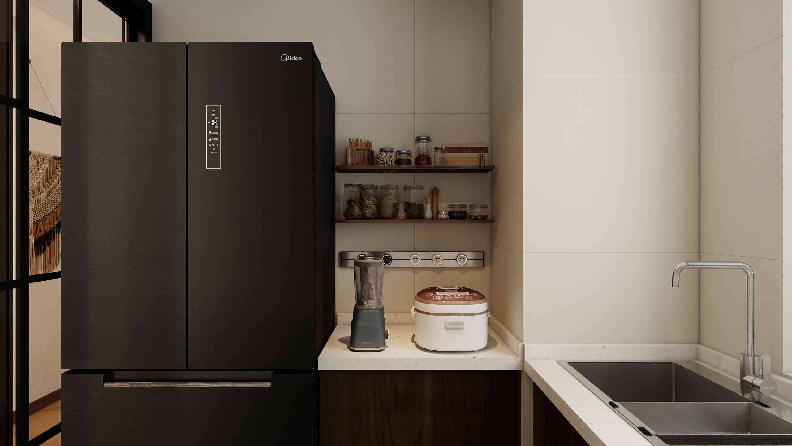 YMX设计-李-保利时代天珀侘寂81㎡3室装修效果图