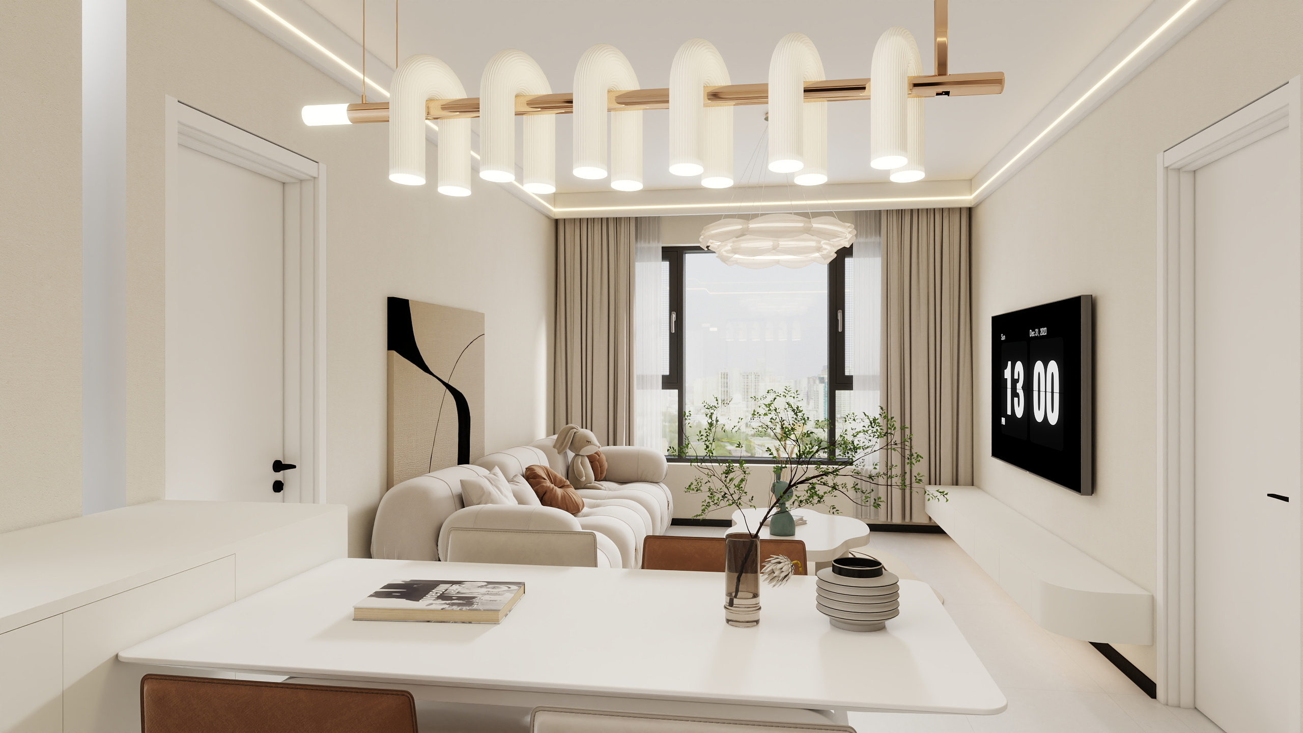 XkcG-88㎡2室-装修设计方案