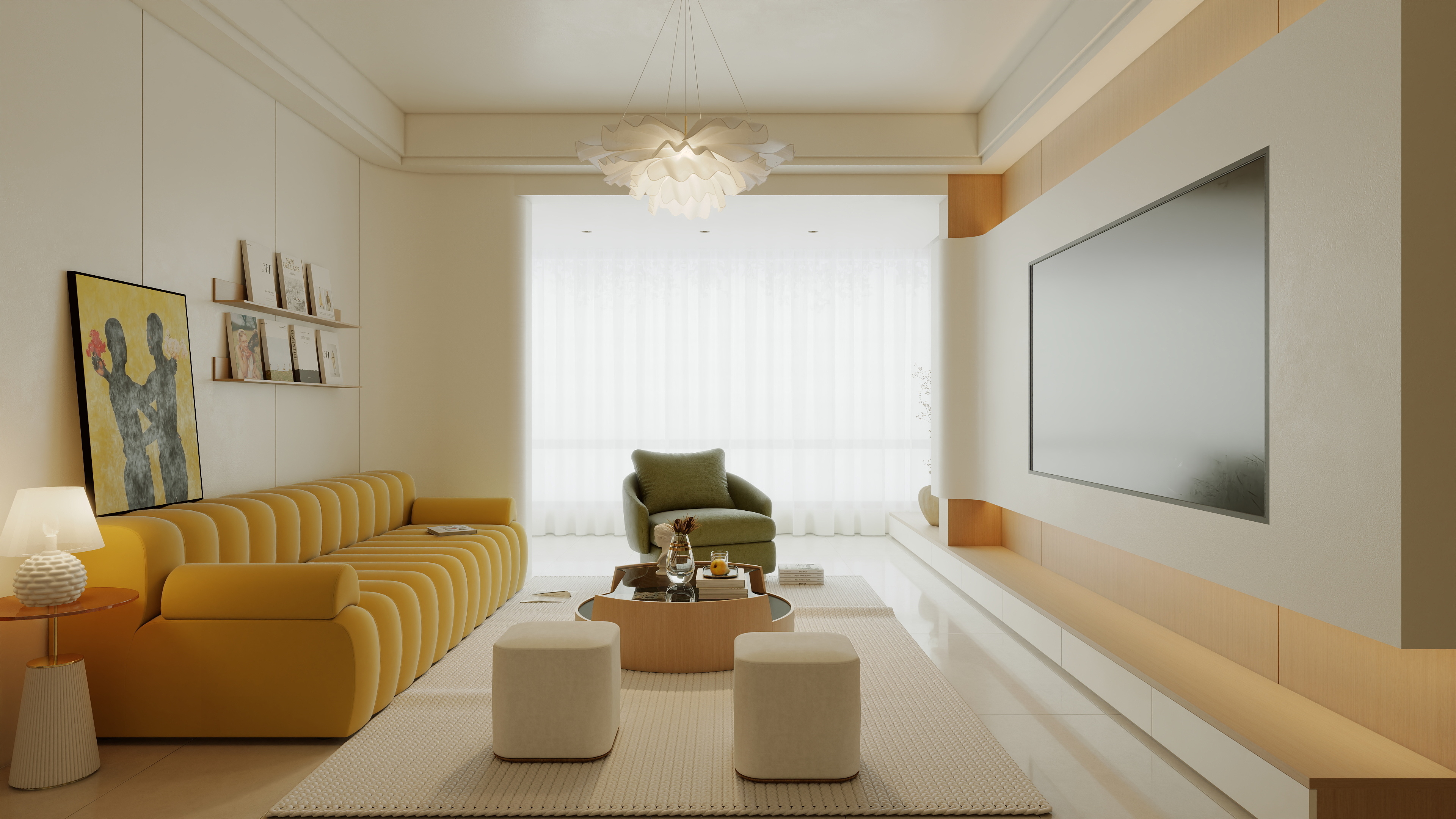 TS33333-南平地区物资大楼132㎡4室-装修设计方案