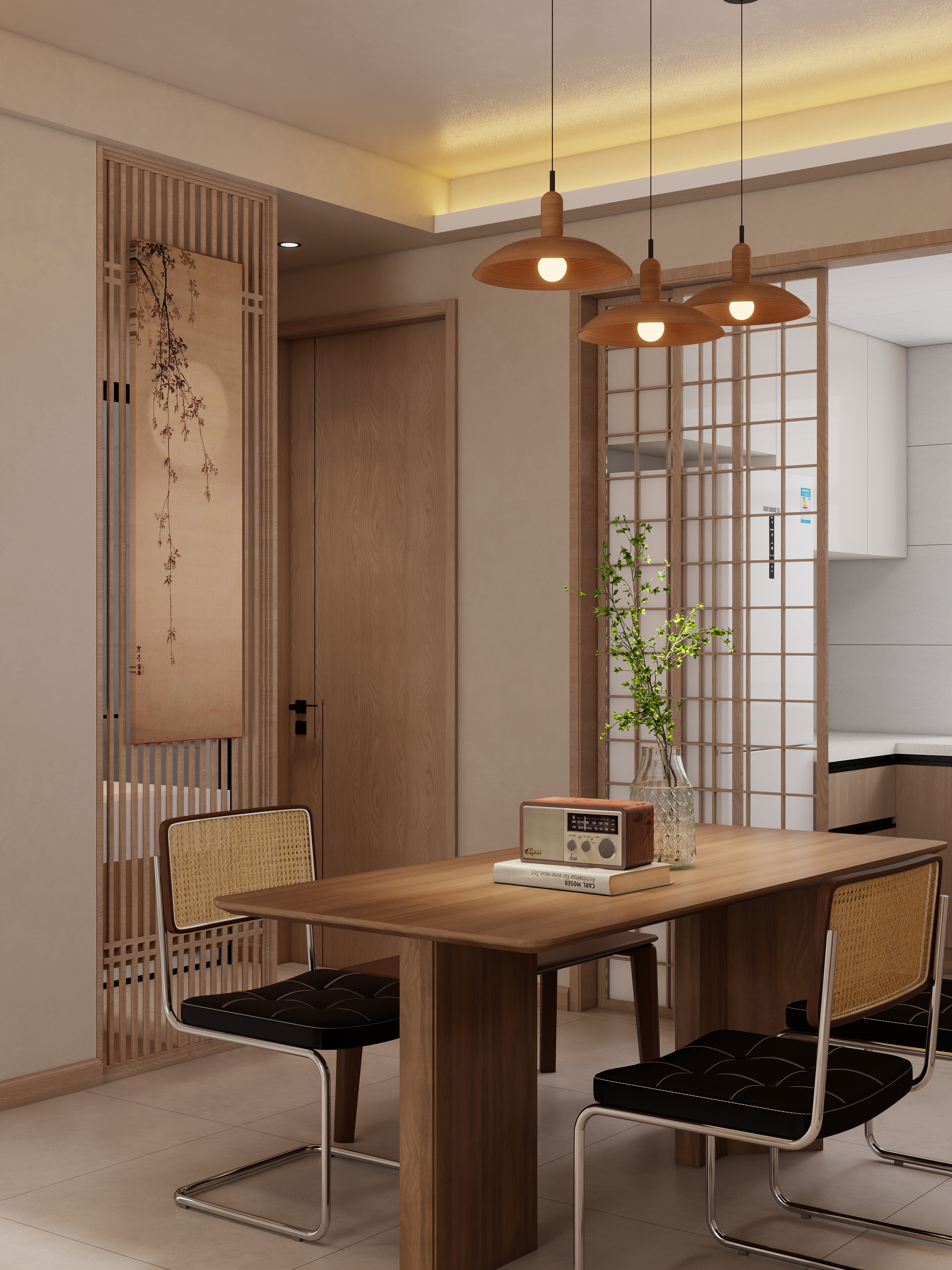 效果图设计II-宋氏美学下的新中式-装修设计方案