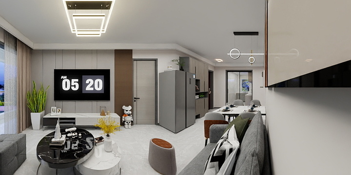 阿正设计-永威和园1#1单元705孙老师 雅居设计图-装修设计方案