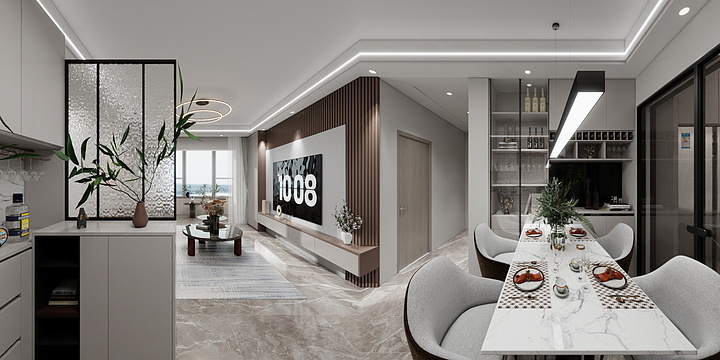 刘秀-紫薇西棠南区99㎡3室-装修设计方案