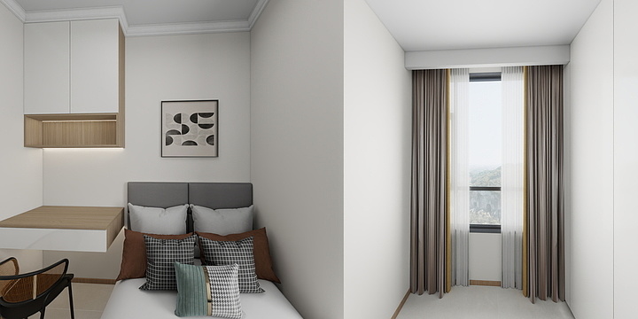 静河设计工作室-巴川印10栋2403最新版-装修设计方案