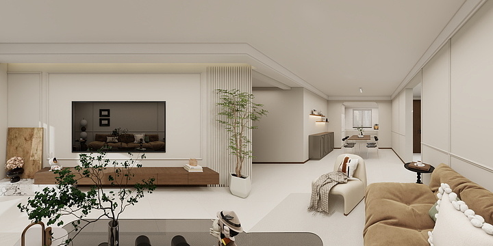 全案设计师吕孩子-保利阅云台  魏女士  126-装修设计方案