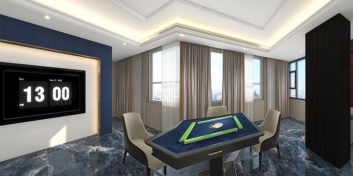 南宁经营部2-10-12-麻将室-装修设计方案