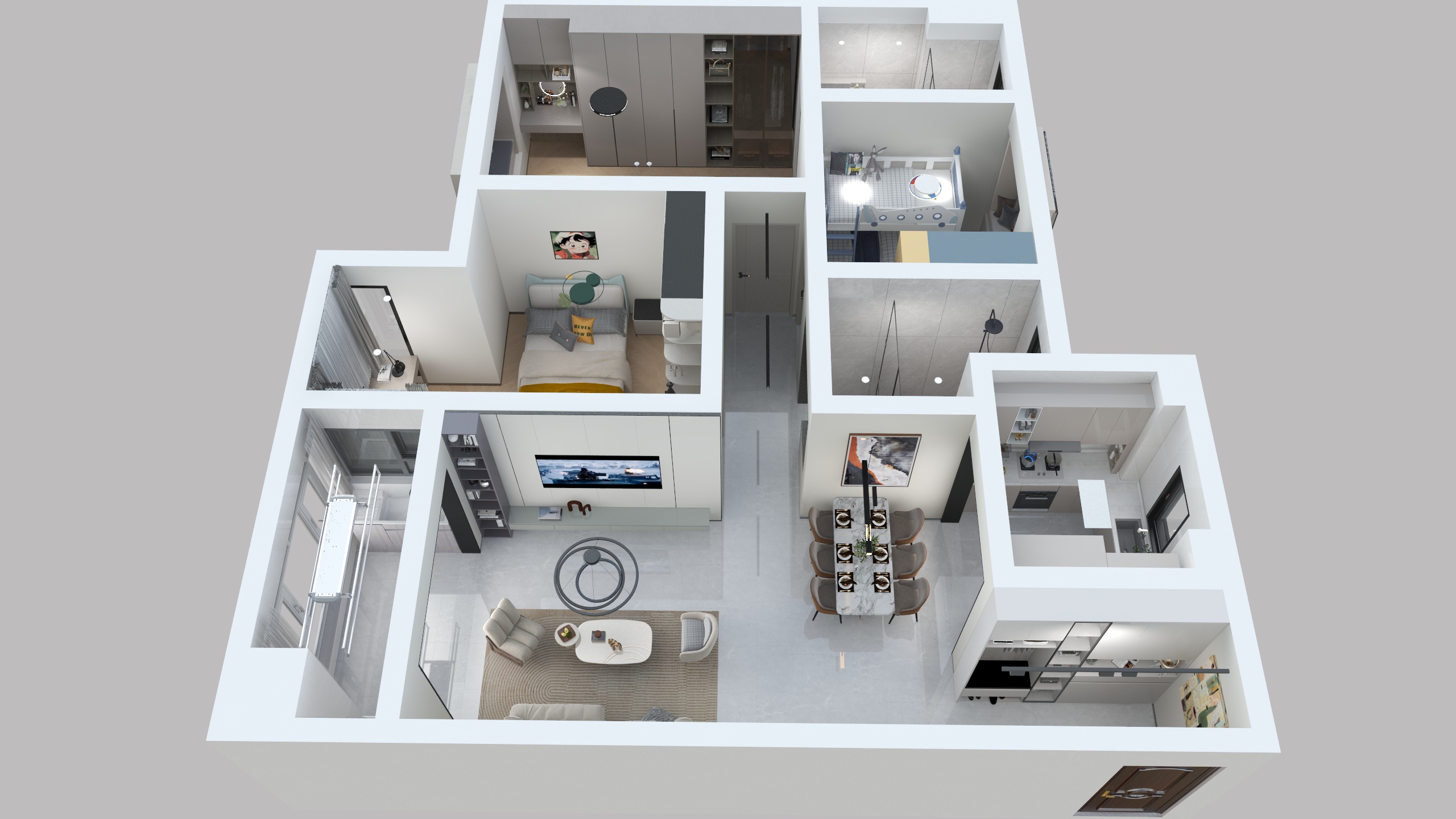 尚度装饰赵鹏飞-保利紫云11-1004-装修设计方案