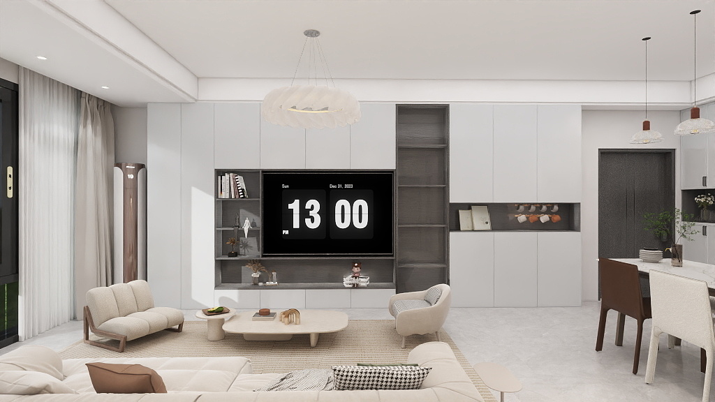 阿正设会人-江山印月5-1-104现代-装修设计方案