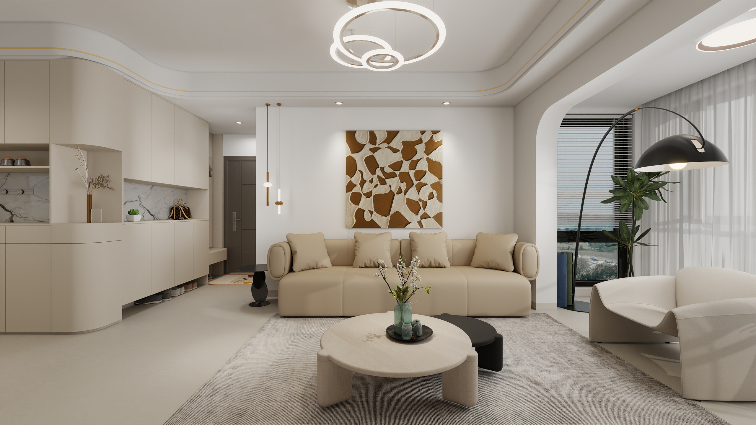 匡匡.-现代奶油-装修设计方案