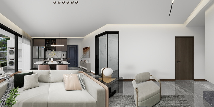 许杨波-洱源碧桂园95平方米-装修设计方案