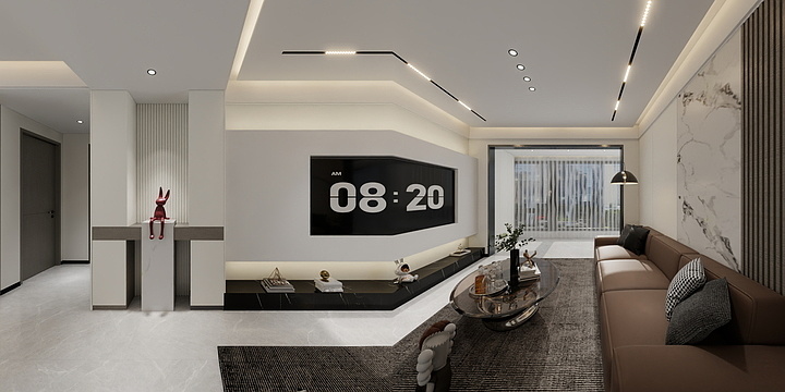 装修设计-李丽-建业滨河上院-  127 东-装修设计方案