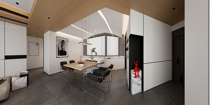 北宸空間設計-现代极简--两居室-装修设计方案