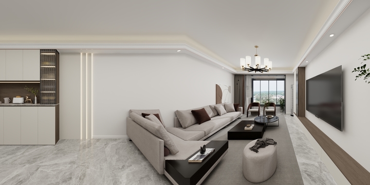 兔宝宝设计师Cb-简约轻奢三室-装修设计方案