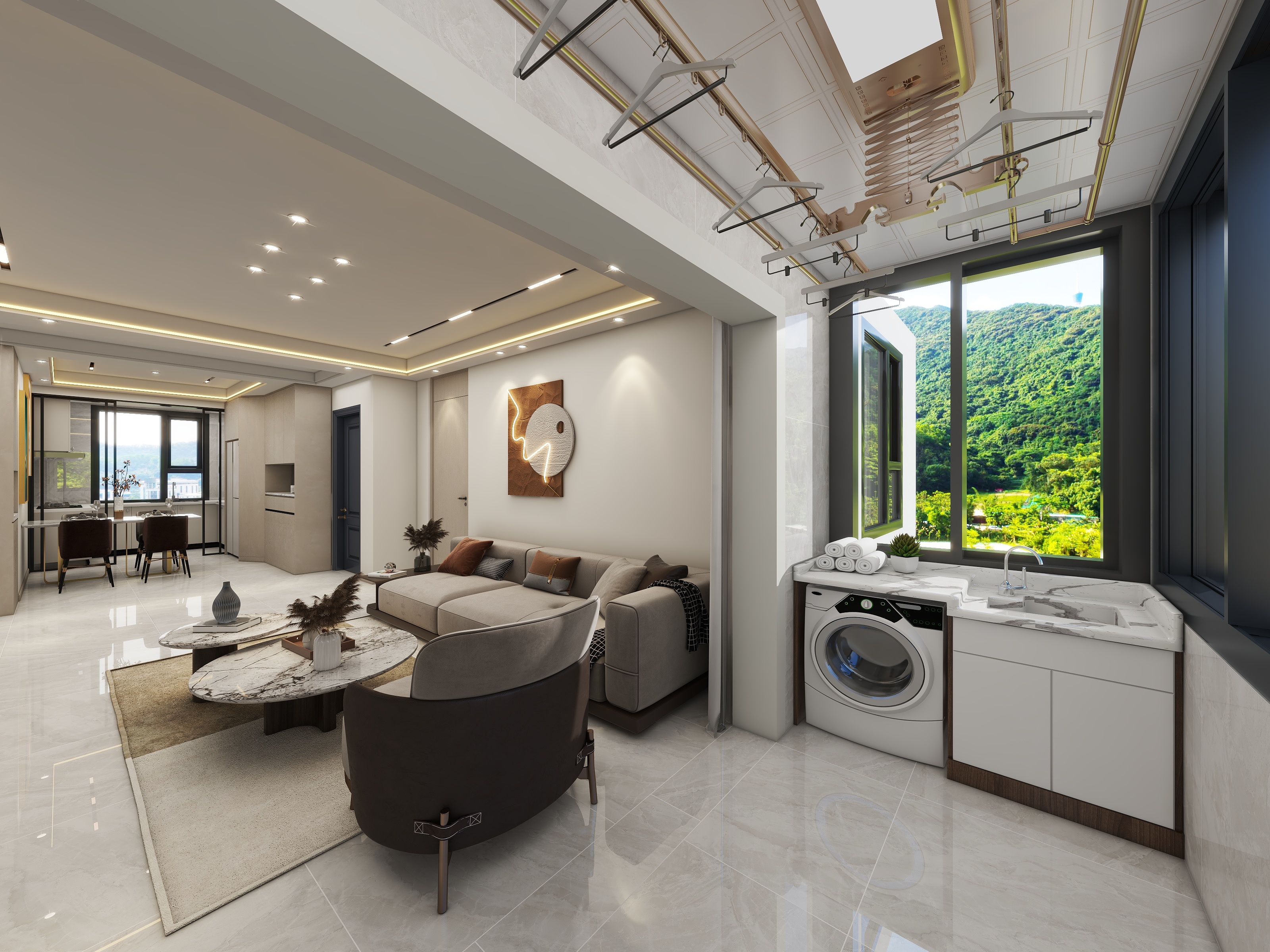 闫宝俊-港府花都装修效果图