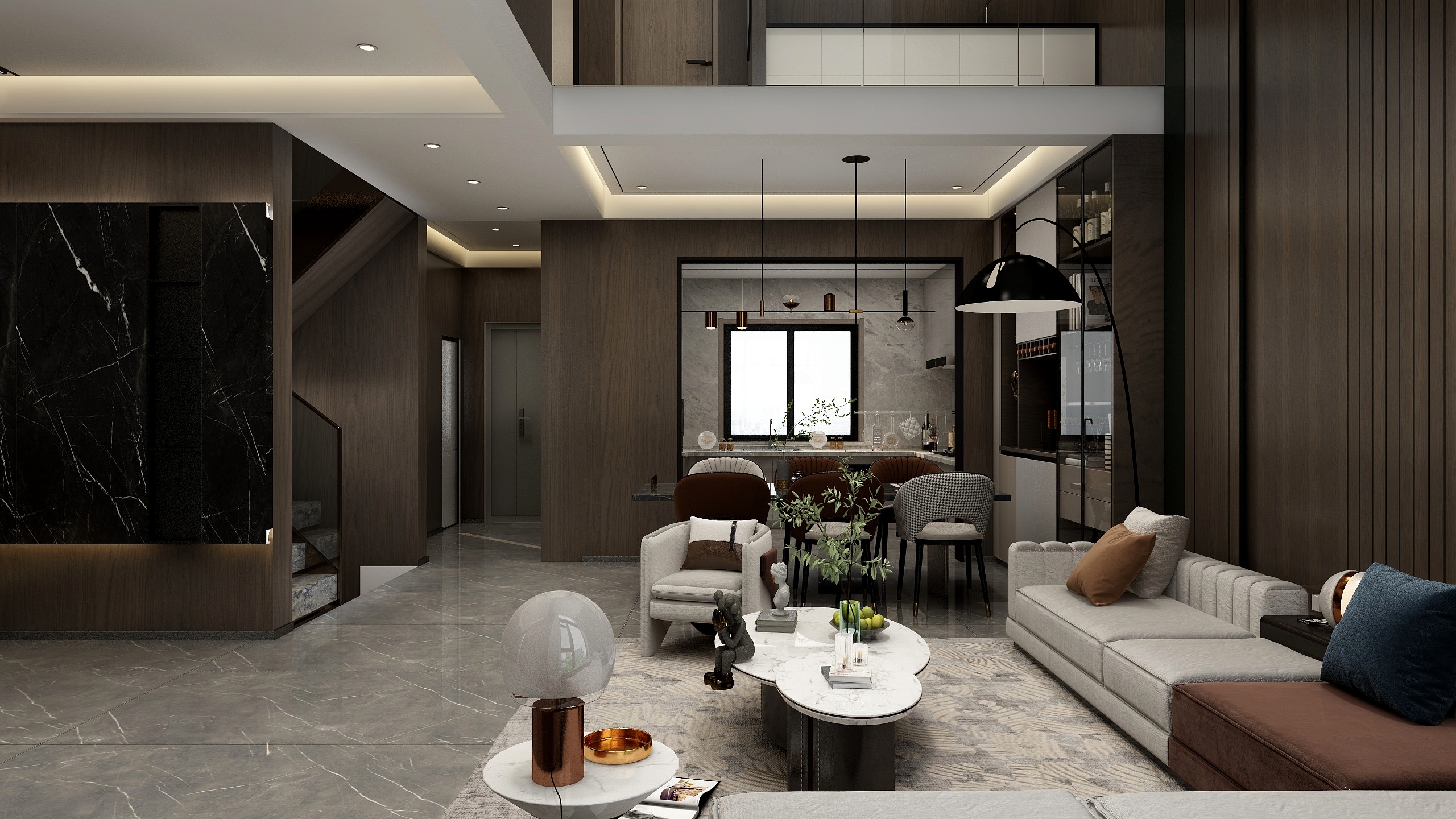 Designer飞-270平，现代风别墅设计-装修设计方案