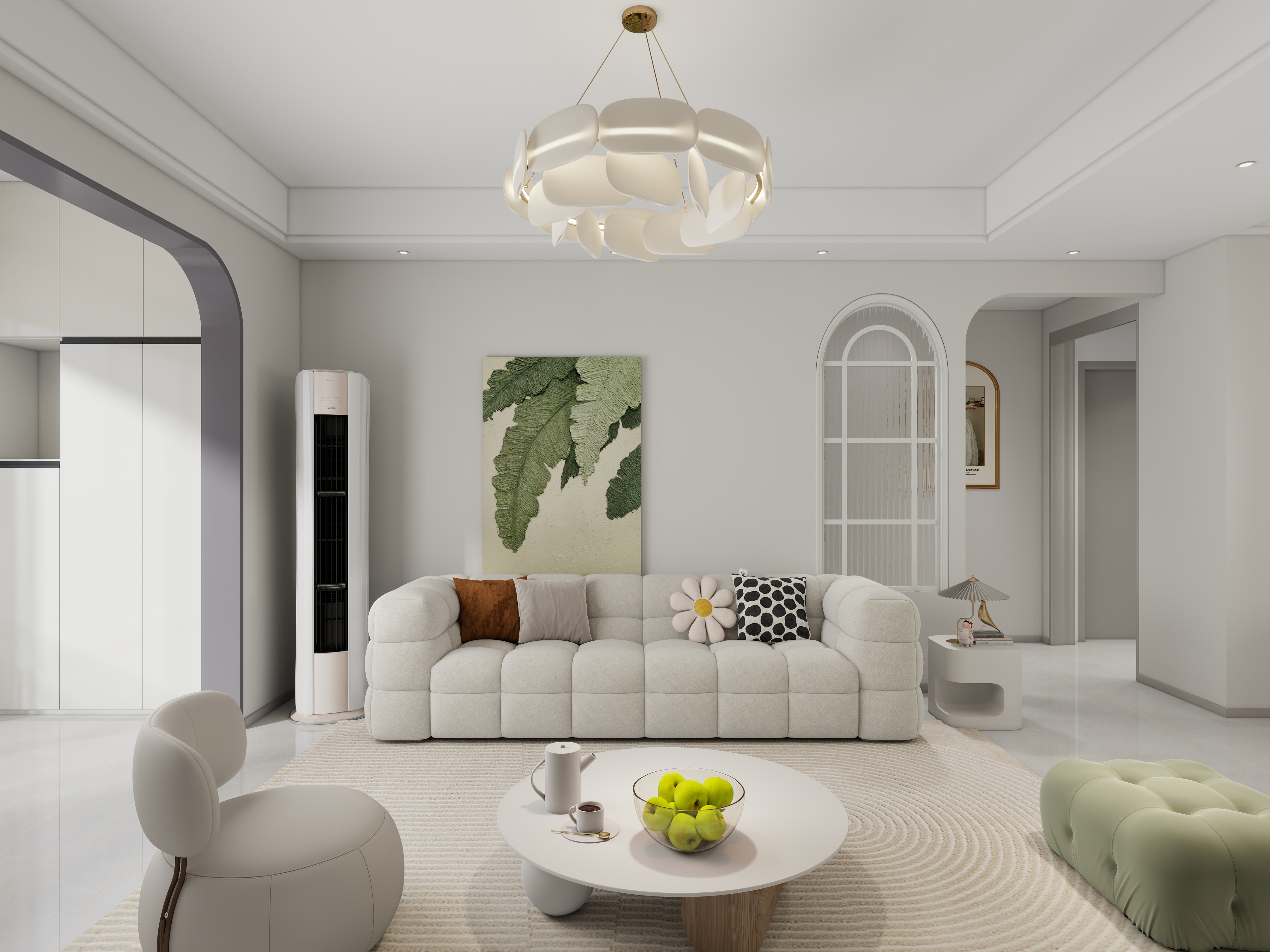 度晓佳-现代简约三室两厅-装修设计方案