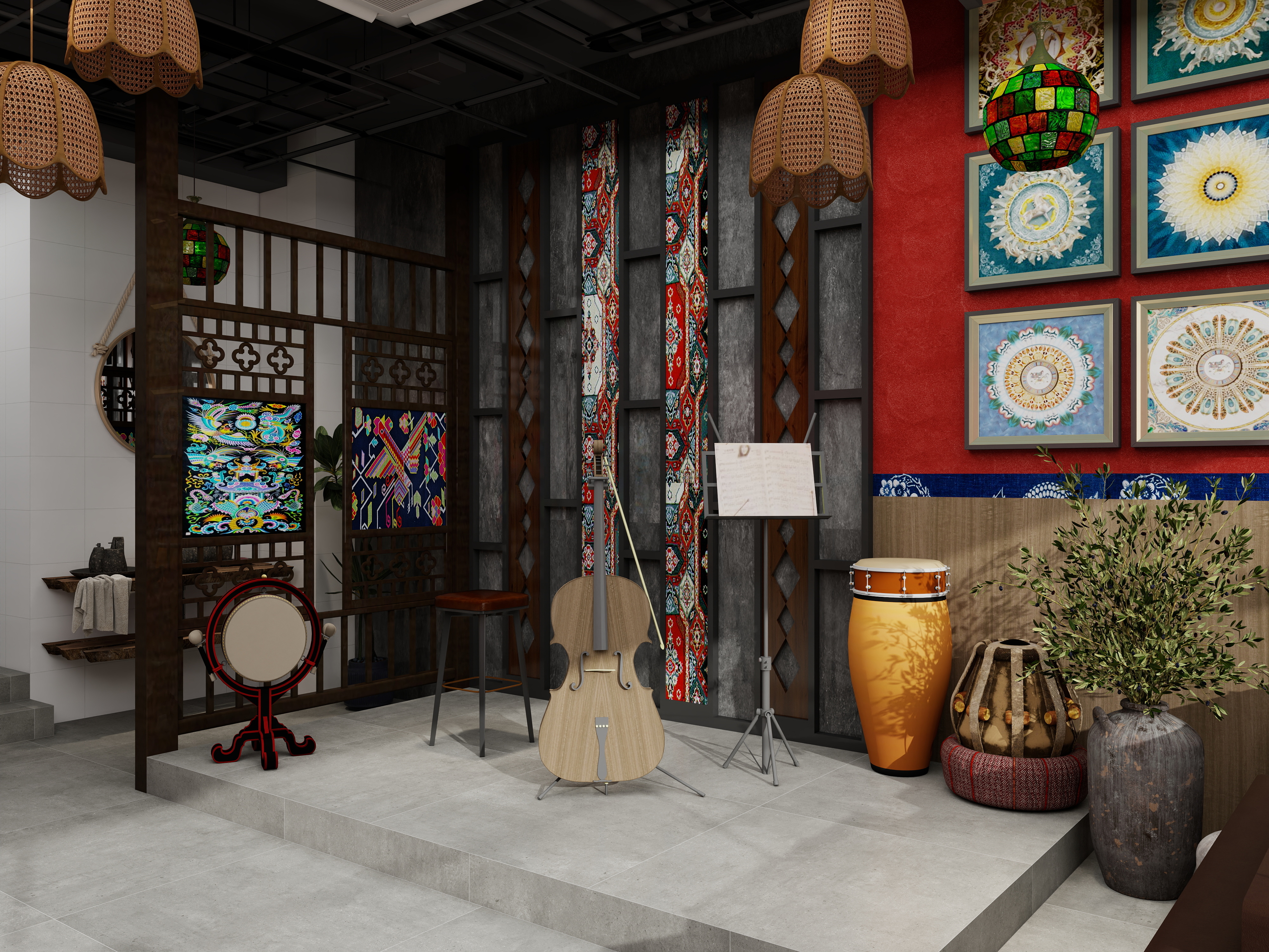 小南瓜吖-四川民族酒馆-装修设计方案
