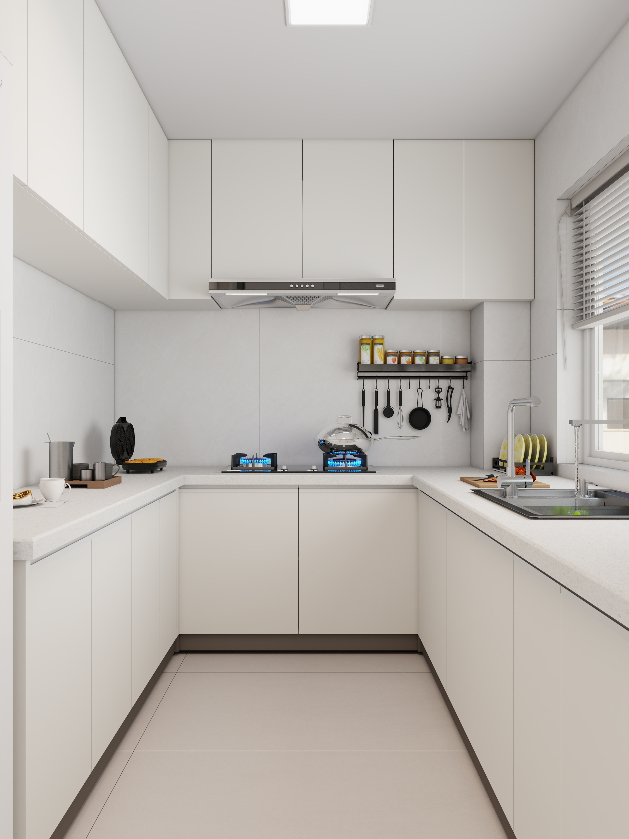 李青越-现代风格家具展厅装修效果图