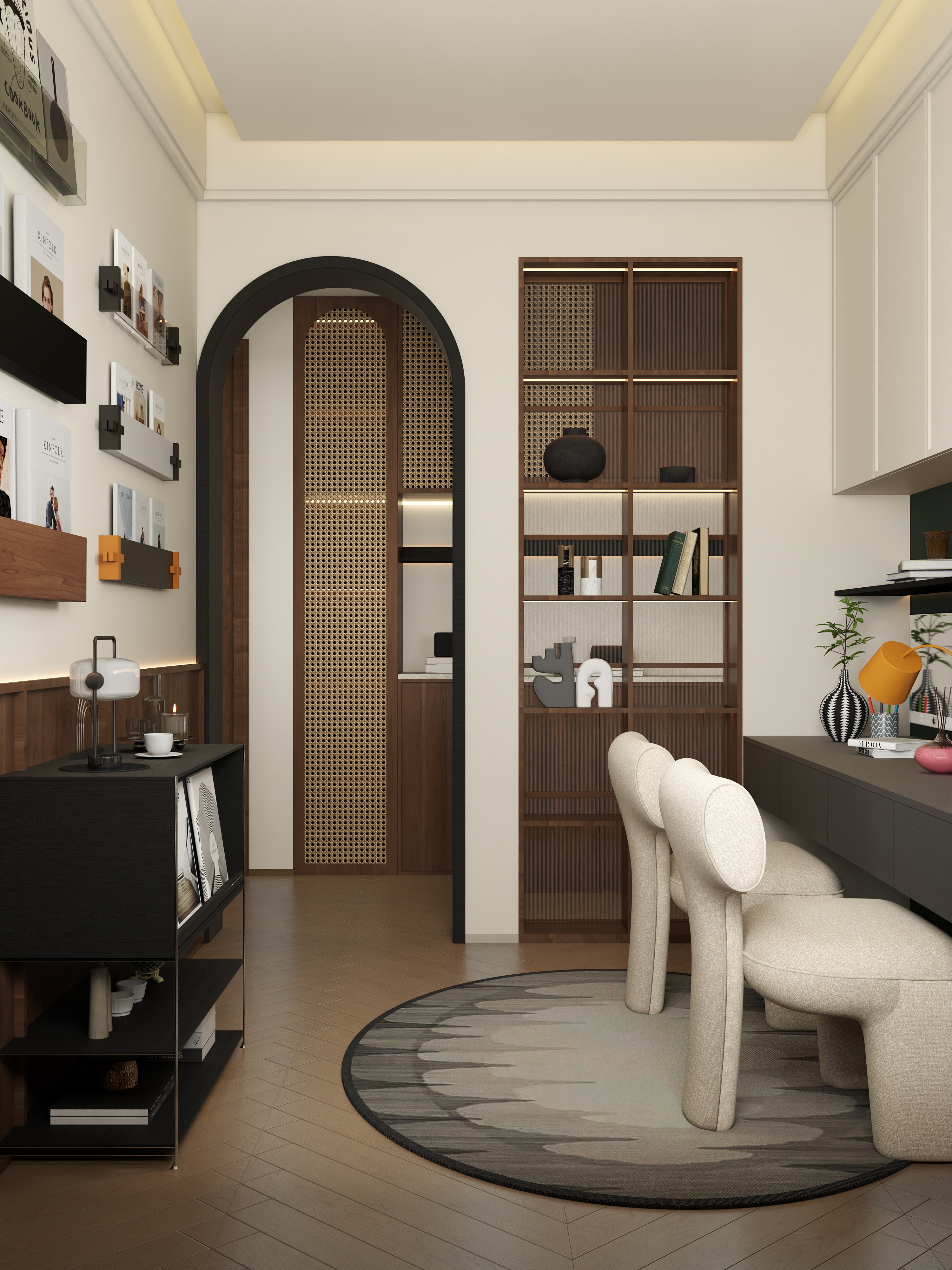 张煜强煜境设计-中古大平层装修效果图