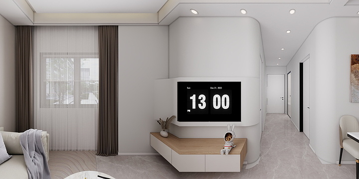 墨极全案空间设计-现代简约-装修设计方案