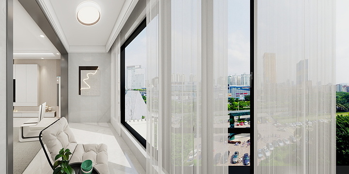 Mr張賸-鸿景兰庭1-1-401现代风确认图-装修设计方案