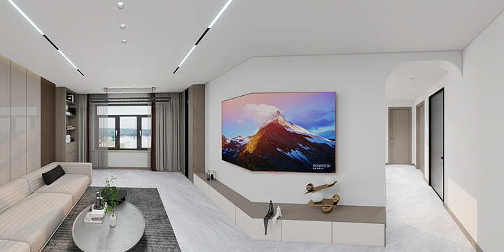 装修设计史冰-大河宸院108现代-装修设计方案