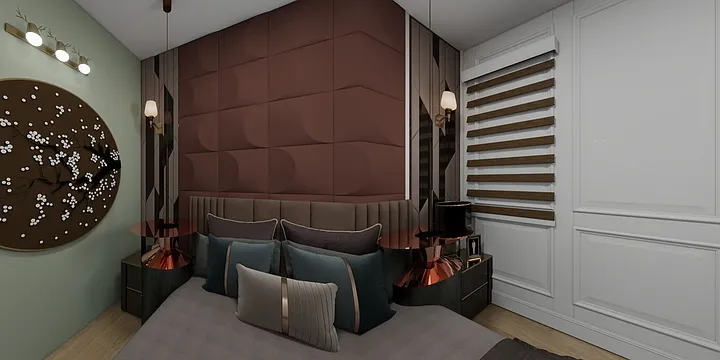 ruksar3191的装修设计方案:master bedroom design