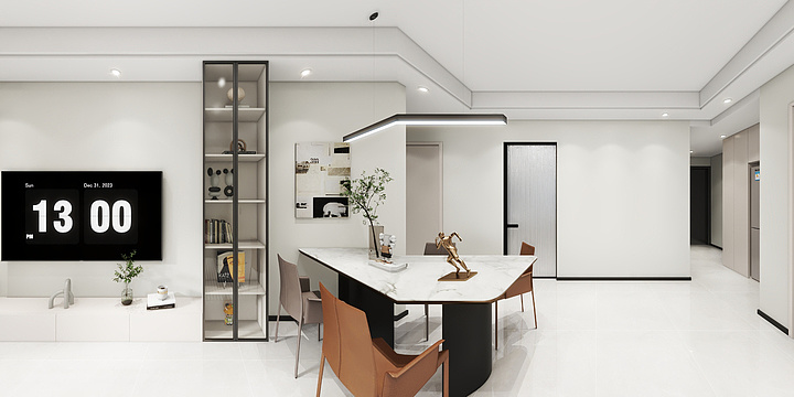 钦月y-现代风格3-5-4-装修设计方案