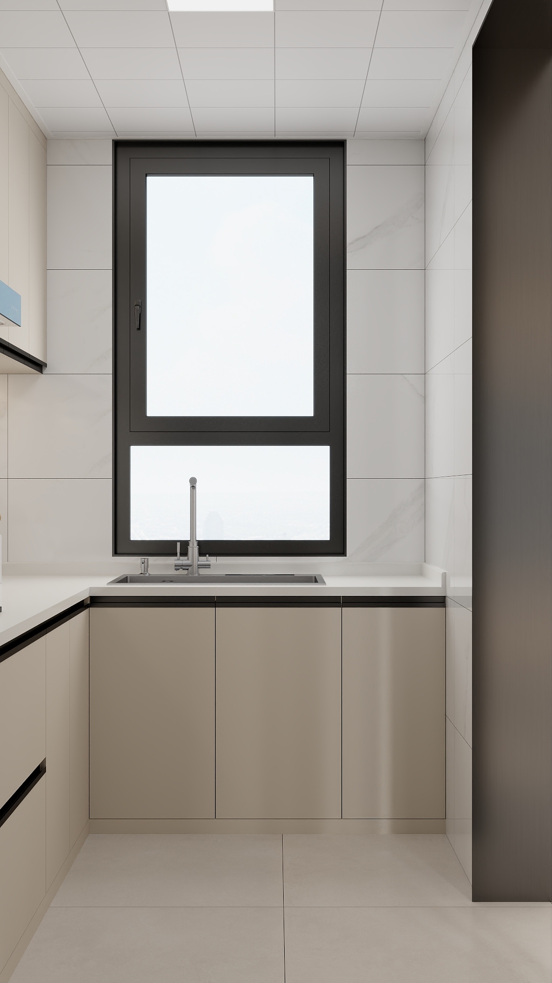 吴爽-127m²现代简约风格设计装修效果图