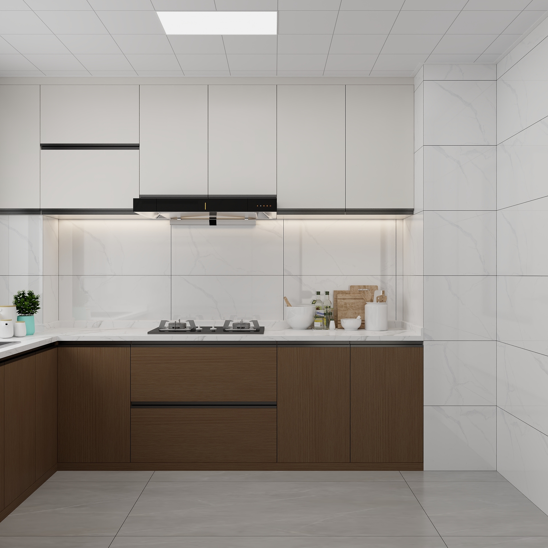 吴爽-111m²现代简约风格设计装修效果图