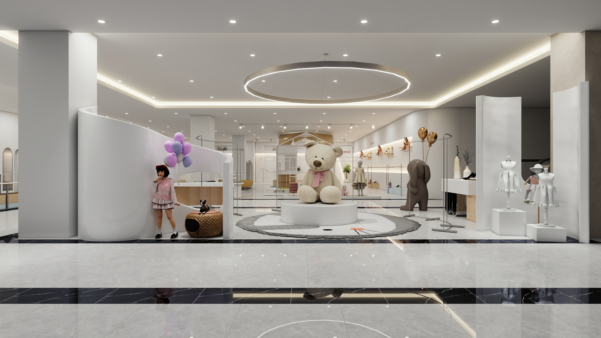 红日白帆-童装店-初稿-装修设计方案