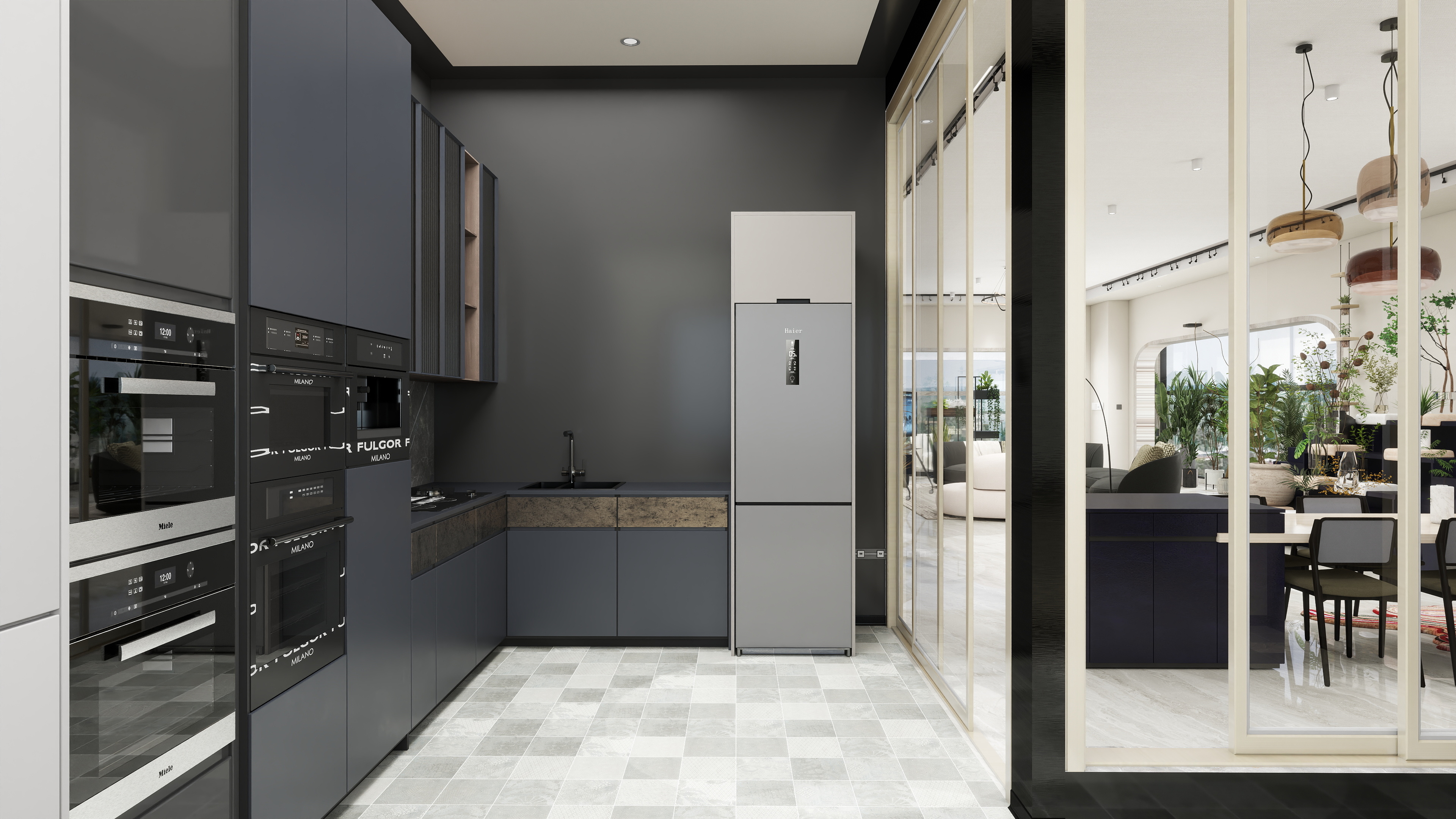 1UUaB-315㎡5室装修效果图