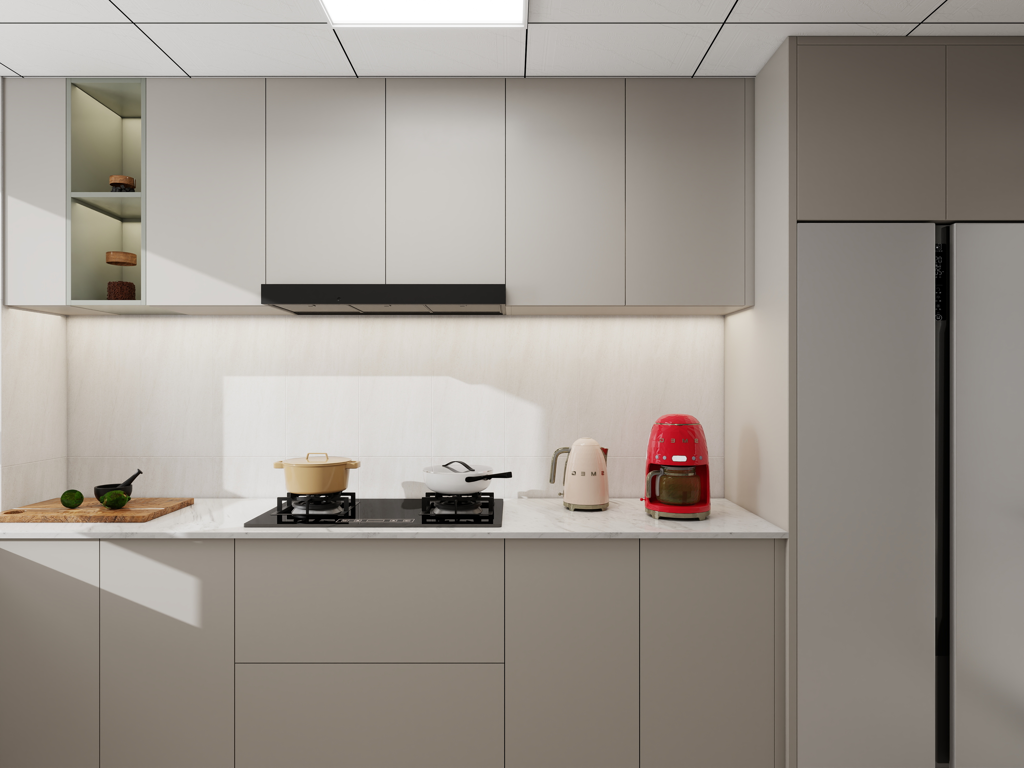 艺雅丽-106平现代简约装修效果图