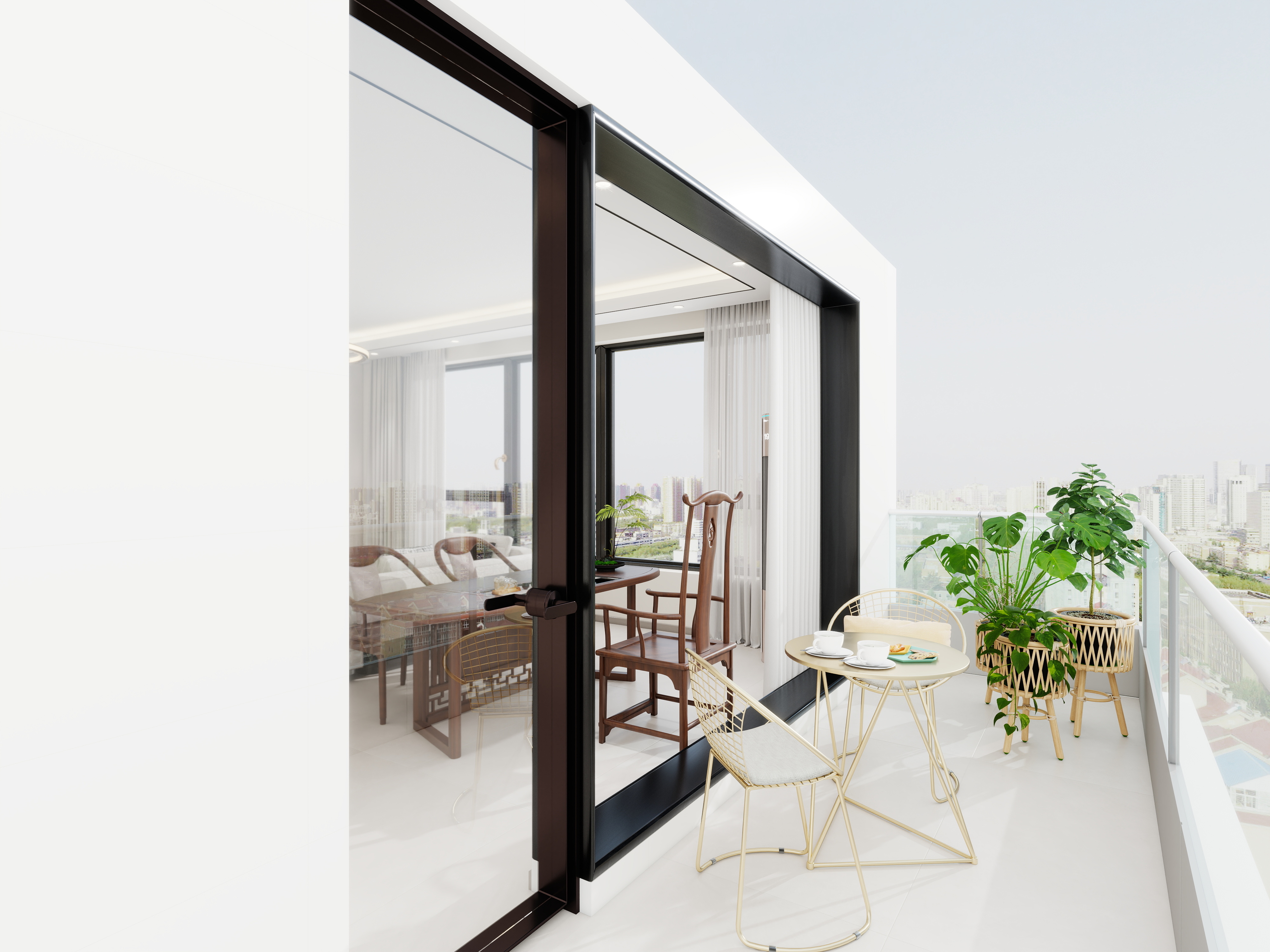 艺雅丽-106平现代简约 装修效果图