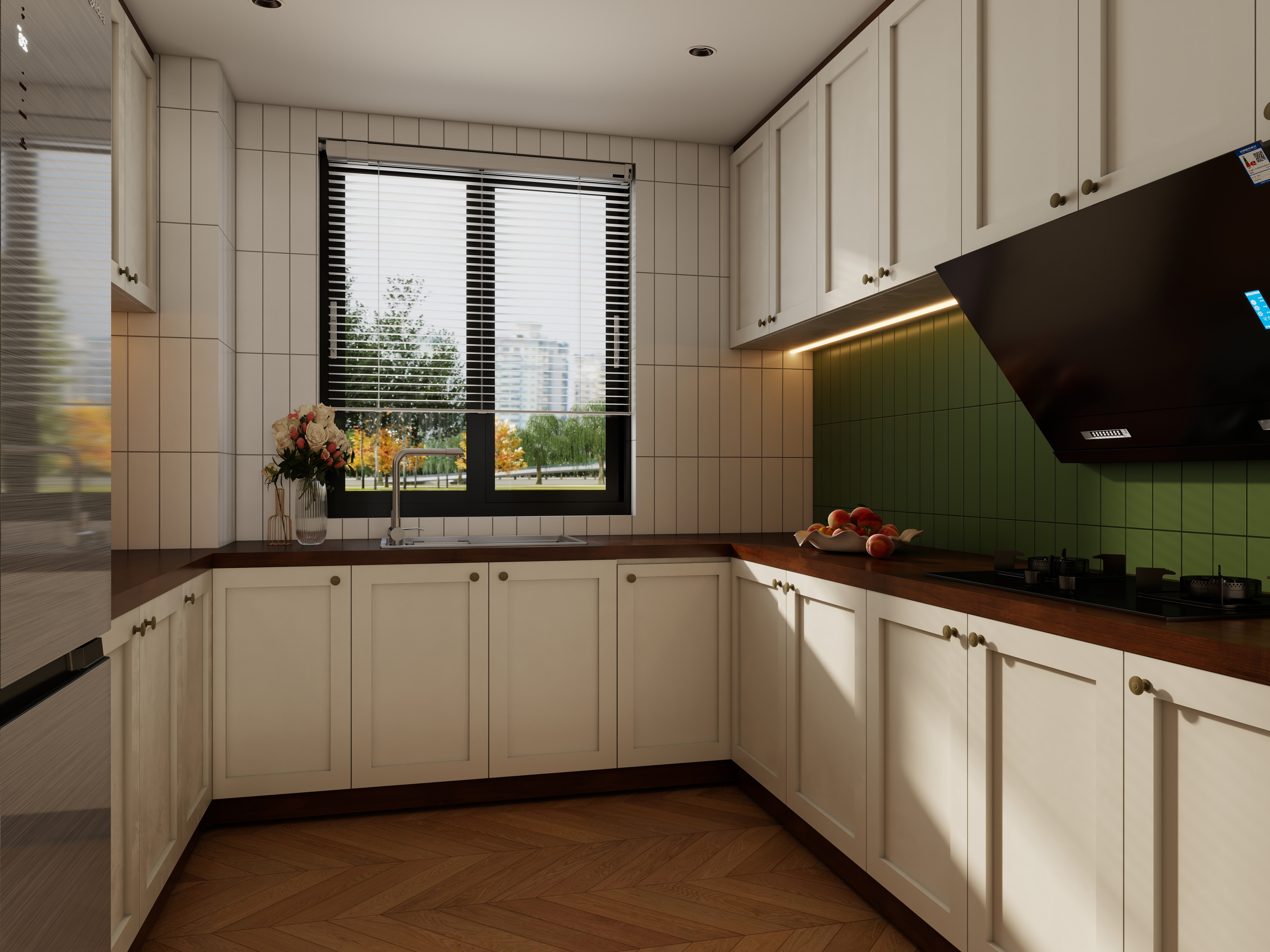 设计师子衿-复古风140㎡装修效果图