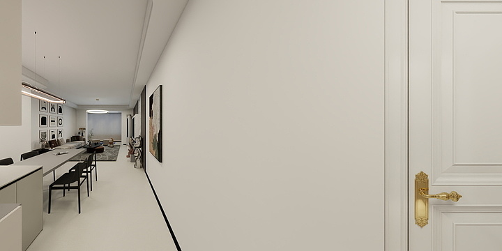 设计师冷如宾-外滩一号现代简约-装修设计方案