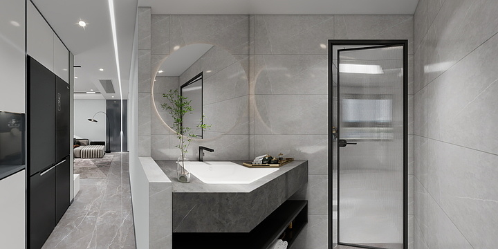 SJ丶赵-华侨城天屿1-1201 127平 效果图-副本-装修设计方案