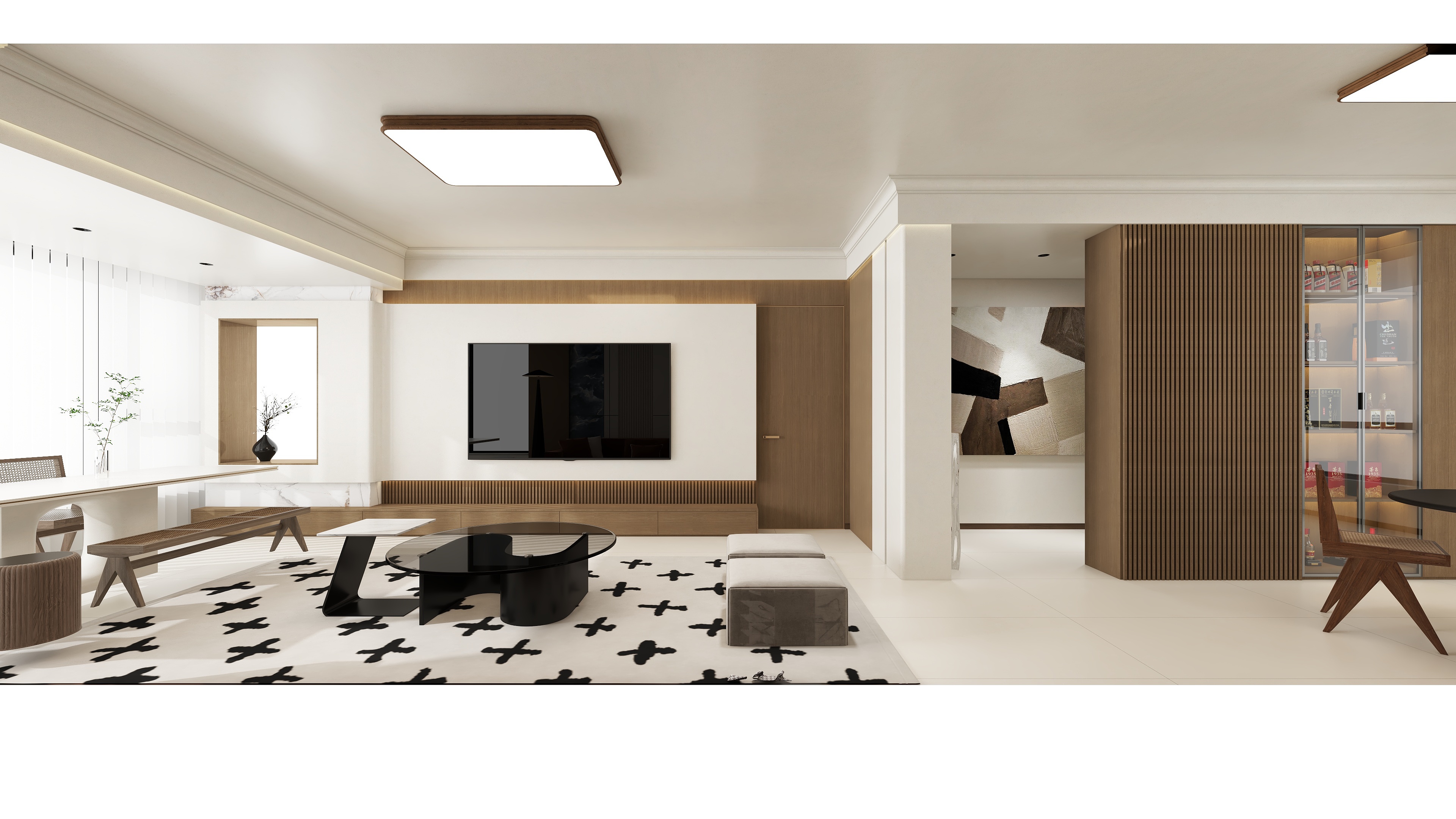 锦川装饰设计-兴隆首府7-1002郑雄-装修设计方案