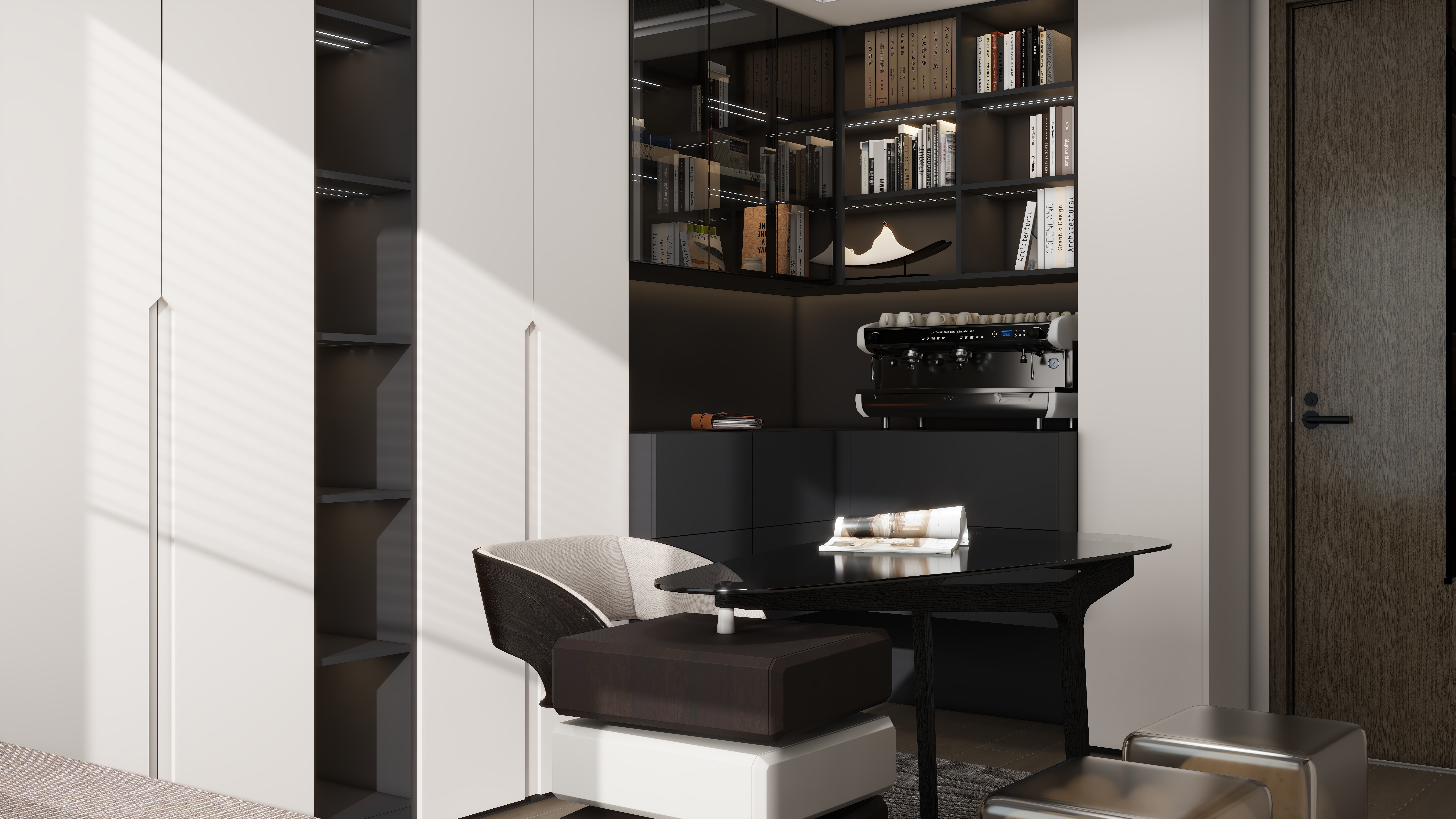 设计师-钱欣鹏-塘前雅院189㎡4室装修效果图