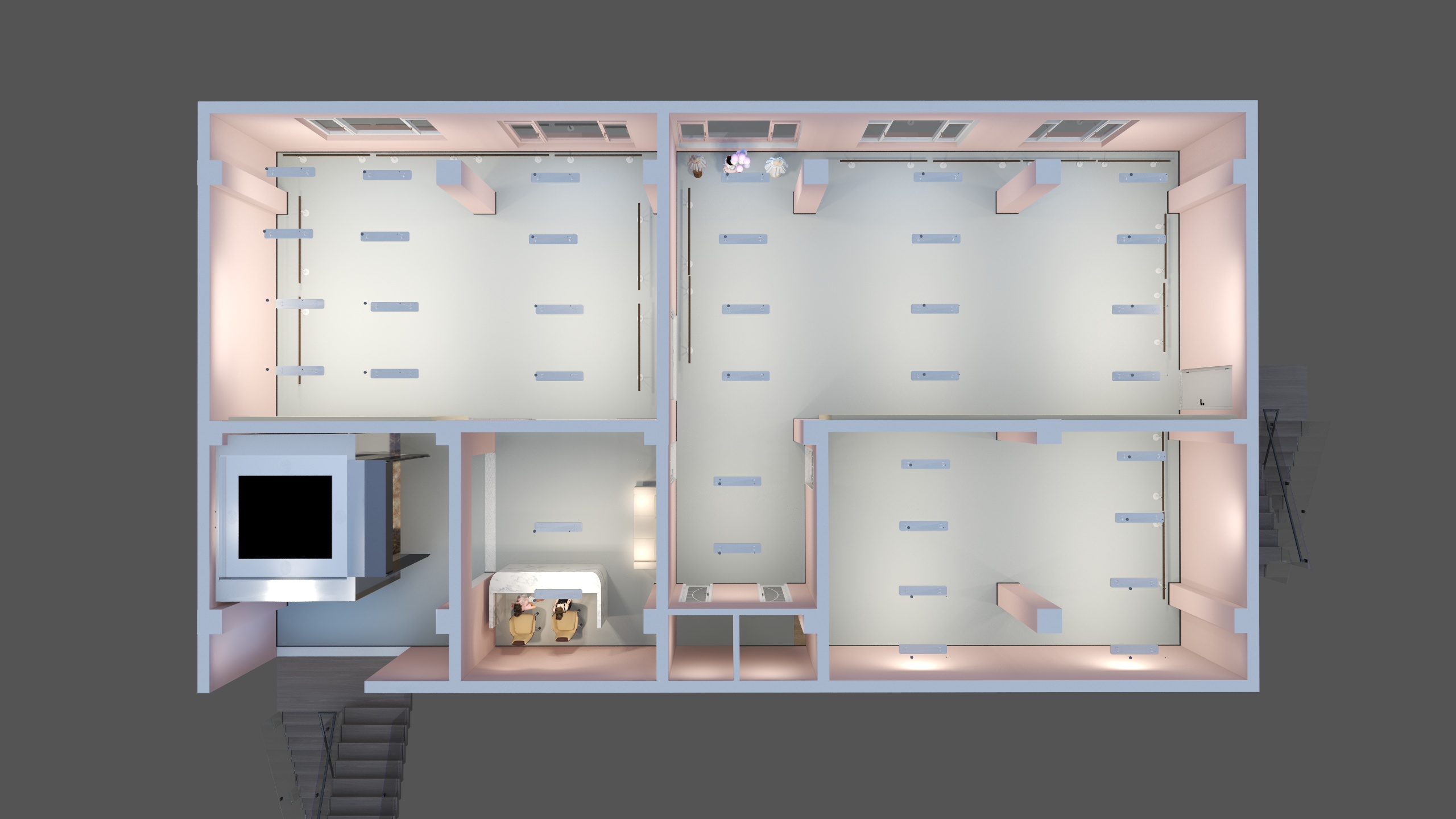 天骄装饰15911326437-舞蹈排练室-装修设计方案