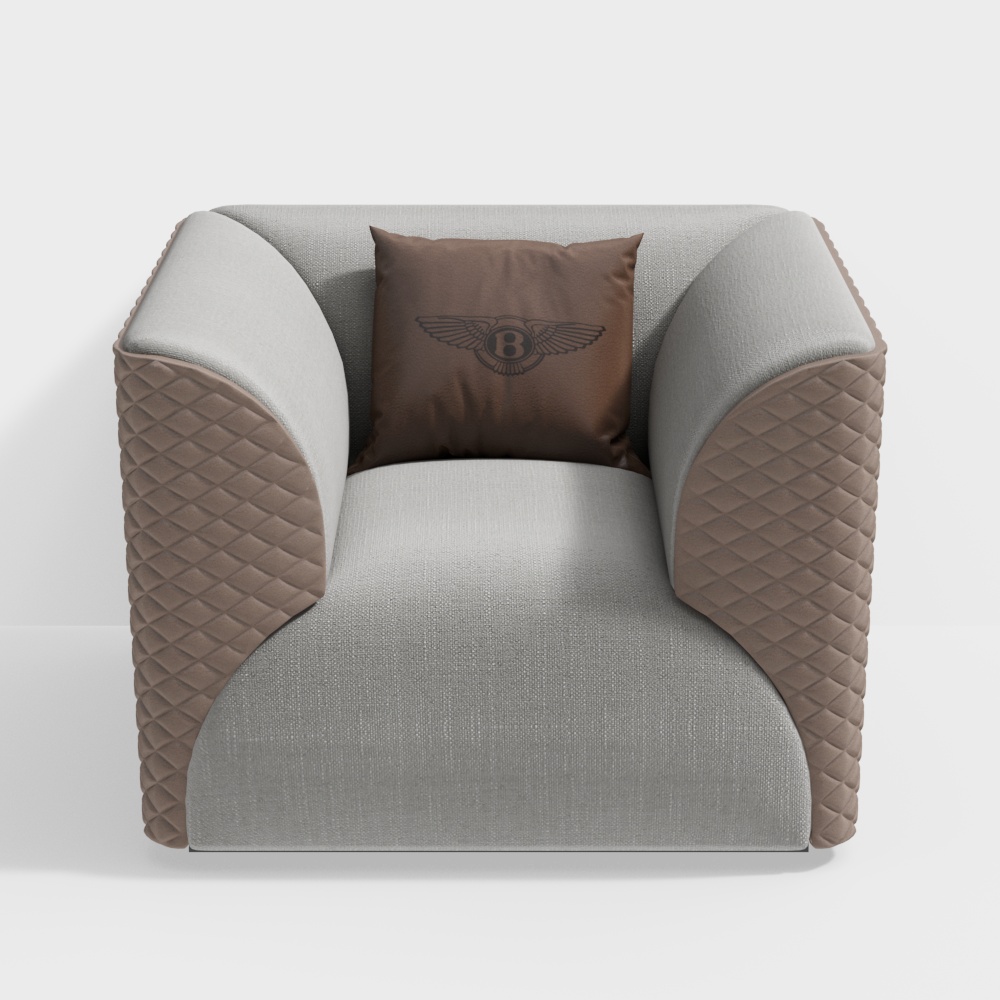 Bentley单人沙发3D模型