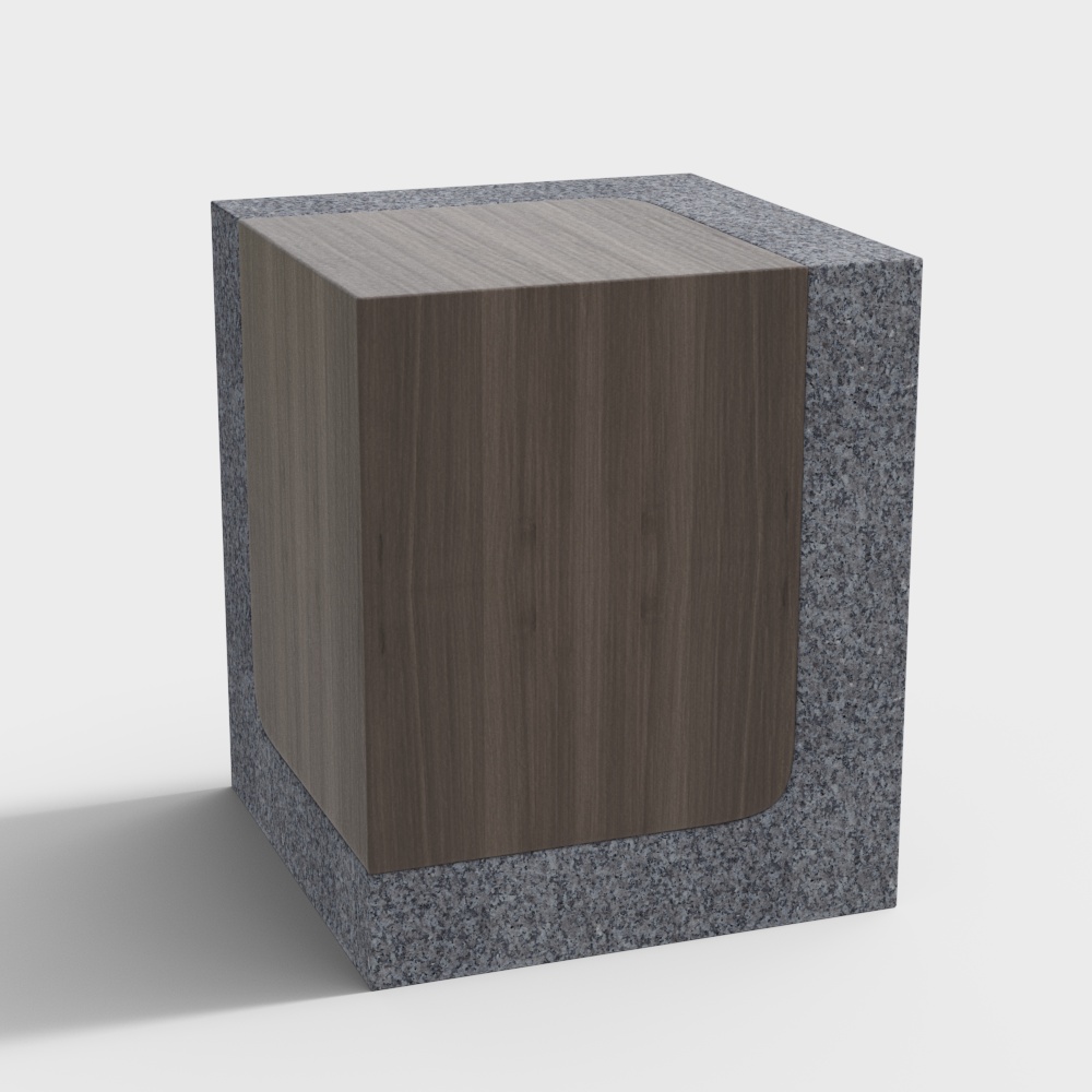 新中式木头方凳